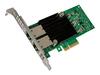 Võrgukaart Intel X550-T2, 10 Gb, kahe pordiga, PCIe