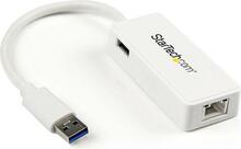 Võrguadapter StarTech GIGABIT USB 3.0, valge
