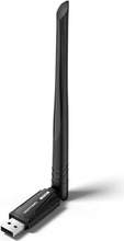 Võrgukaart Vention AX300, USB, Wi-Fi 6, 2.4 GHz, must, antenniga