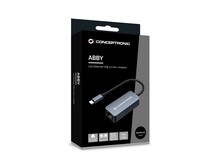 Võrgukaart Conceptronic ABBY12GC, 2.5G Ethernet, USB Type-C, 2500 Mbit/s