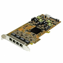 Võrgukaart StarTech ST4000PEXPSE, 4 porti, Gigabit, PCIe, PoE