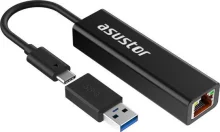 Võrguadapter Asustor AS-U2.5G2, USB-C/USB-A, 2.5GBase