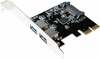 Laienduskaart Logilink PC0080, PCI Express, 2x USB 3.1, Asmedia AS1142