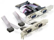 PCI Express kaart Delock 89178, 4 x serial