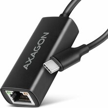 Võrguadapter Axagon ADE-ARC, USB-C, Gigabit Ethernet, 1 Gbit/s, must