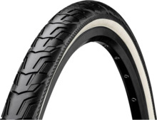 Jalgrattarehv Continental Ride City 28 x 1.75, 47-622, must/kreem, refleks