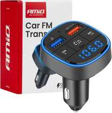 Autode FM-saatja Amio AMIO-04648, must