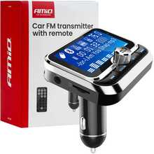Auto FM-saatja Amio 04657, must