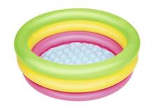 Täispuhutav bassein Bestway 51128, 70 x 24 cm, 41 L, sinine/kollane/roheline