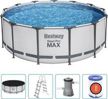 Raamiga bassein Bestway Steel Pro Max, 396 x 122 cm, hall