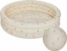 Täispuhutav bassein OYOY Giraffe, 85 cm, kollane, rannapalliga