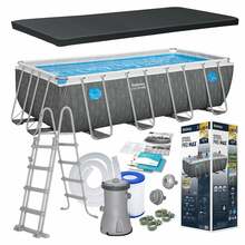 Karkassbassein Bestway Splashview 561MB, 488 x 244 x 122 cm, hall rotang