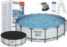 Karkassbassein Bestway Steel Pro Max 5612Z, 488x122 cm, filtriga