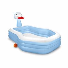 Täispuhutav bassein Intex Swim Center Shootin Hoops 57183, 257x188x130 cm