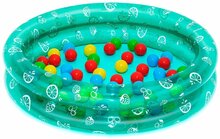 Täispuhutav bassein Bestway Splash And Play 51141, 91 x 20 cm, 73 L, roheline/mitmevärviline