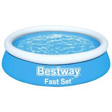 Täispuhutav bassein Bestway Fast Set 57392, 183x51 cm, sinine