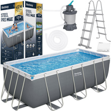 Raamiga bassein Bestway Power Steel 56457, 412 x 201 x 122 cm