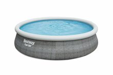 Täispuhutav bassein Bestway Fast Set 57372, 457 x 107 cm, pruun/valge, 12362 L