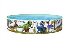 Laste bassein Bestway Dinozaurid 55022, 183 x 38 cm, 946 L, mitmevärviline