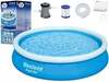 Täispuhutav bassein Bestway Fast Set BE57274, 366 x 76 cm, 5377 L, sinine/valge