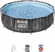 Raamiga bassein Bestway Steel Pro Max 5614X, 366 x 100 cm, hall, 9150 L