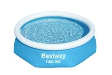 Täispuhutav bassein Bestway Fast Set 57450, 244 x 61 cm, 1880 L, sinine