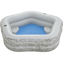 Täispuhutav bassein Bestway TruPrint, 213 x 206 x 53 cm, hall