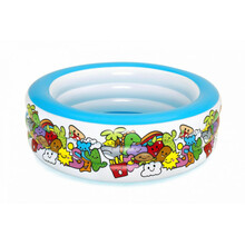 Täispuhutav lastebassein Bestway Wide Edge 51121, 152x51 cm, 400 l, mitmevärviline