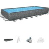 Raamiga bassein Bestway APX 365, 956 x 488 x 132 cm, hall