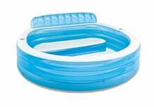 Täispuhutav bassein Intex Aqua 57190, 229x218x79 cm, sinine, 590 l