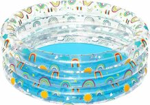 Täispuhutav bassein Bestway Rainbow Splash 51048, 170 x 53 cm, läbipaistev/sinine
