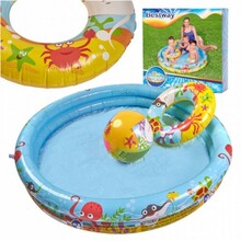 Laste bassein Bestway 51124, 122x20 cm, 137 l, erinevad värvid