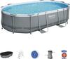 Terasraamiga bassein Bestway Power Steel 10949, 488 x 305 x 107 cm, 10949 L