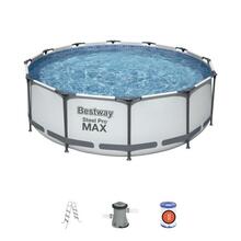 Raamiga bassein Bestway Steel Pro Max Set 56418, 366 x 100 cm, sinine