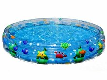 Täispuhutav bassein Bestway BE51005, 183 x 33 cm, läbipaistev/sinine
