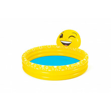 Täispuhutav lastebassein Bestway Summer Smiles Sprayer 53081, 165x144x69 cm, 282 l, kollane