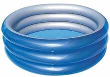 Täispuhutav bassein Bestway Big Metallic, 150x53 cm, 455 l, sinine