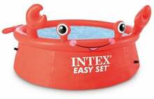 Täispuhutav bassein Intex Happy Crab Easy Set 26100NP, 183x51 cm, punane