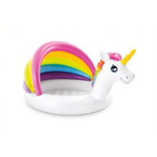 Täispuhutav bassein Intex Unicorn 57113NP, 127x102x69 cm, valge/värviline