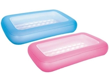 Täispuhutav bassein Bestway Aquababes 51115, 165x104x25 cm, 140 l, sinine/roosa