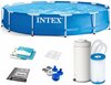 Raamiga bassein Intex Frame Pool 28212, 366 x 76 cm, 6503 L, sinine