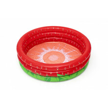Täispuhutav lastebassein Bestway Sweet Strawberry 51145, 160x38 cm, 390 l, punane/roheline