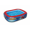 Täispuhutav bassein Bestway Spider-Man Family Play 98011, 200x148x48 cm, 450 l, sinine/punane