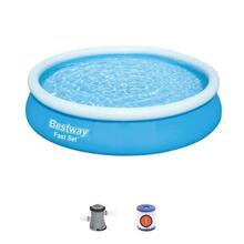 Täispuhutav bassein Bestway Fast Set 57274, 366 x 76 cm, 1249 L, sinine