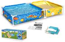 Raamiga bassein liivakastiga Bestway My First Frame Pool And Sandpit 561CF, 213 x 112 x 30,5 cm, sinine