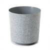Lillepott Lamela Gama Textil 012-01, 26 x 25 cm, plastik, kollane