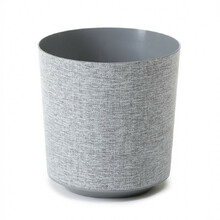 Lillepott Lamela Gama Textil 012-01, 26 x 25 cm, plastik, kollane