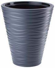 Lillepott Form Plastic Sahara 2721, plastik, 35 cm, tumehall