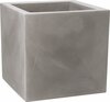 Lillepott Nicoli Modus Quadro, 40 x 40 x 40 cm, tuha