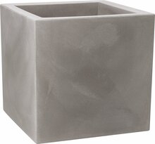 Lillepott Nicoli Modus Quadro, 40 x 40 x 40 cm, tuha